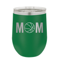 Mom Basketball Wine Cup | Green