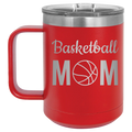 Mom Basketball2 15 oz Mug | Red