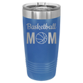 Mom Basketball2 20 oz Tumbler | Royal Blue
