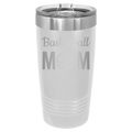 Mom Basketball2 20 oz Tumbler | White