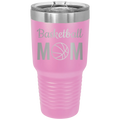 Mom Basketball2 30 oz Tumbler | Light Purple