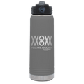 Wow Mom You Are Amazing 20 oz Water Bottle | Dark Gray