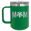 Mom Cheer 15 oz Mug | Green