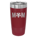 Mom Cheer 20 oz Tumbler | Maroon
