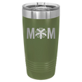 Mom Cheer 20 oz Tumbler | Olive Green