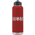 Mom Cheer 32 oz Water Bottle | Maroon