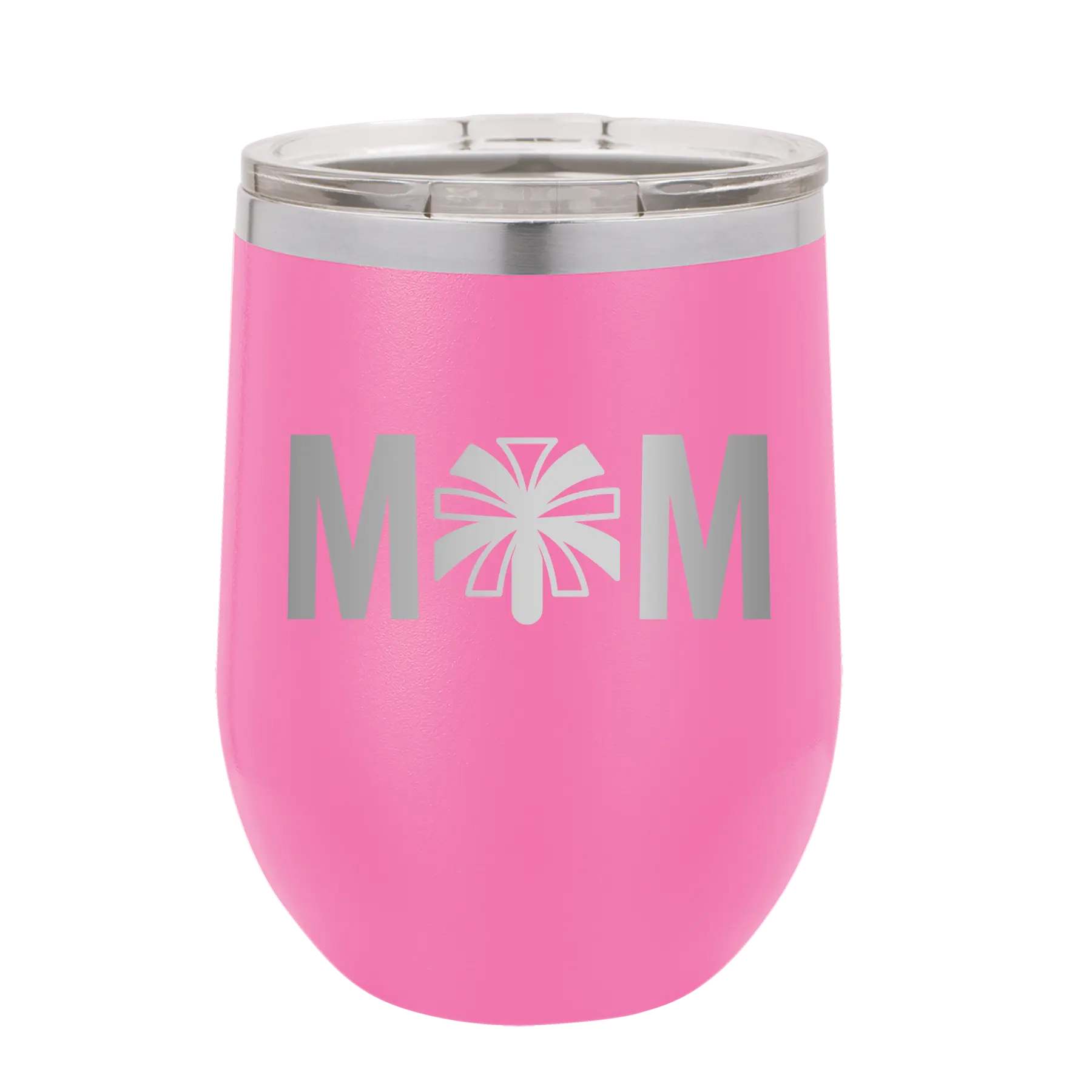 Mom Cheer Wine Cup | Pink