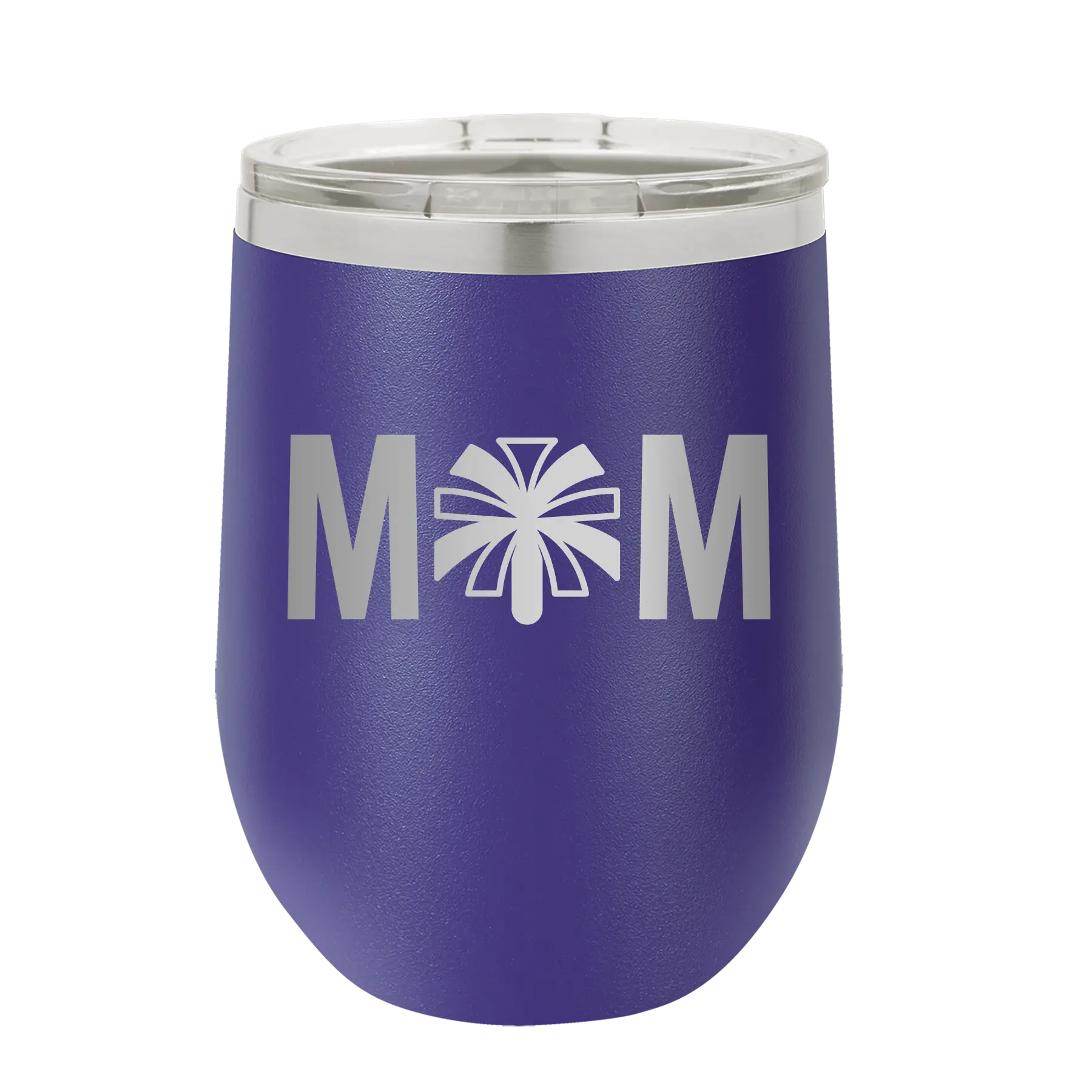 Mom Cheer Wine Cup | Purple