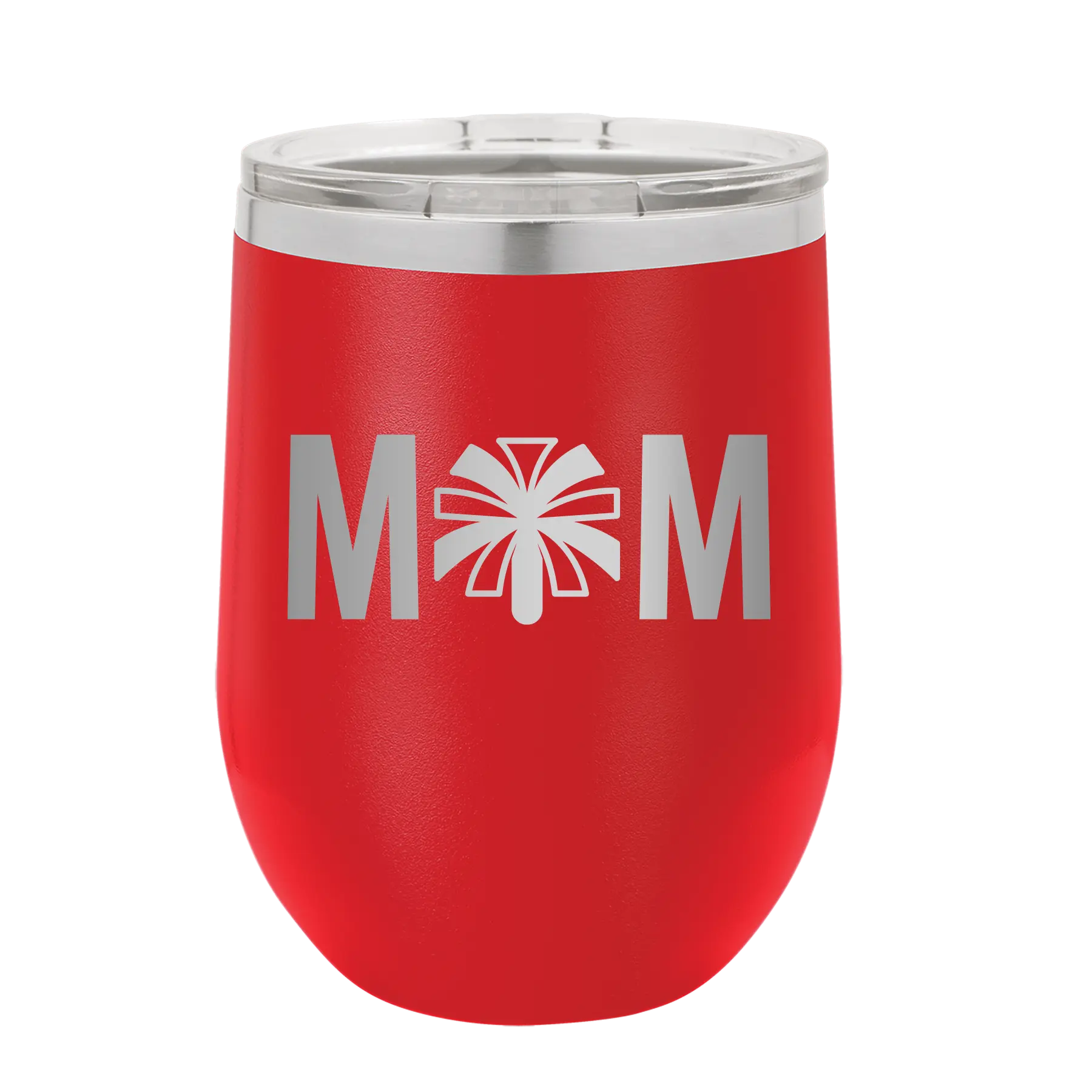Mom Cheer Wine Cup | Red