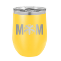 Mom Cheer Wine Cup | Yellow