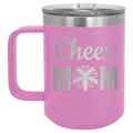 Mom Cheer2 15 oz Mug | Light Purple