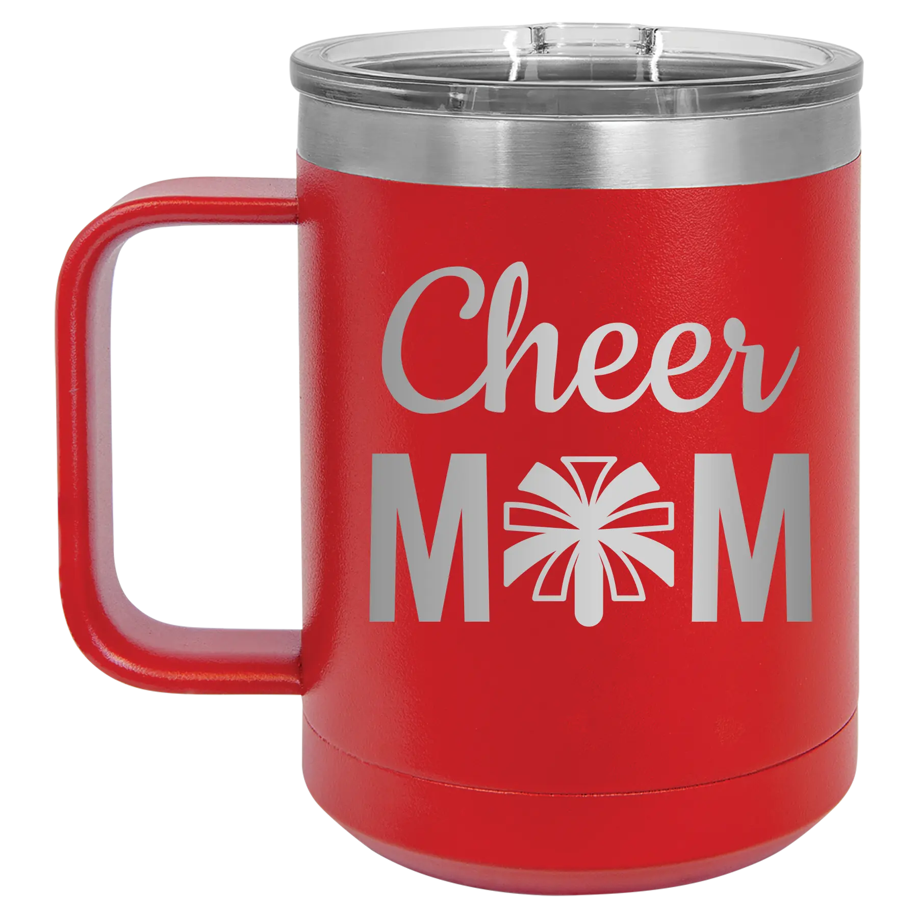Mom Cheer2 15 oz Mug | Red