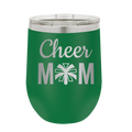 Mom Cheer2 Wine Cup | Green