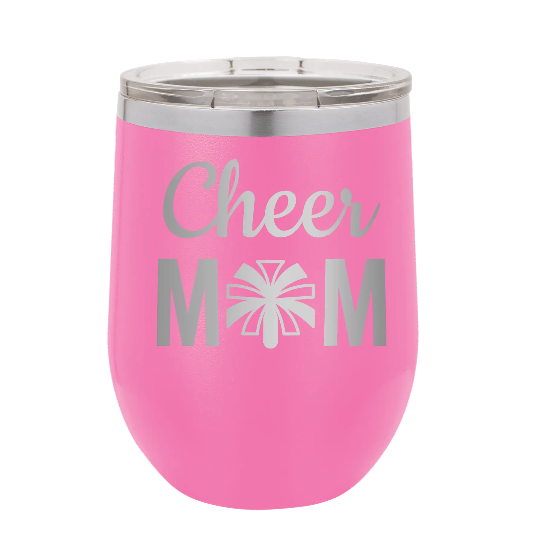 Mom Cheer2 Wine Cup | Pink