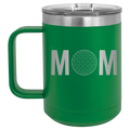 Mom Golf 15 oz Mug | Green
