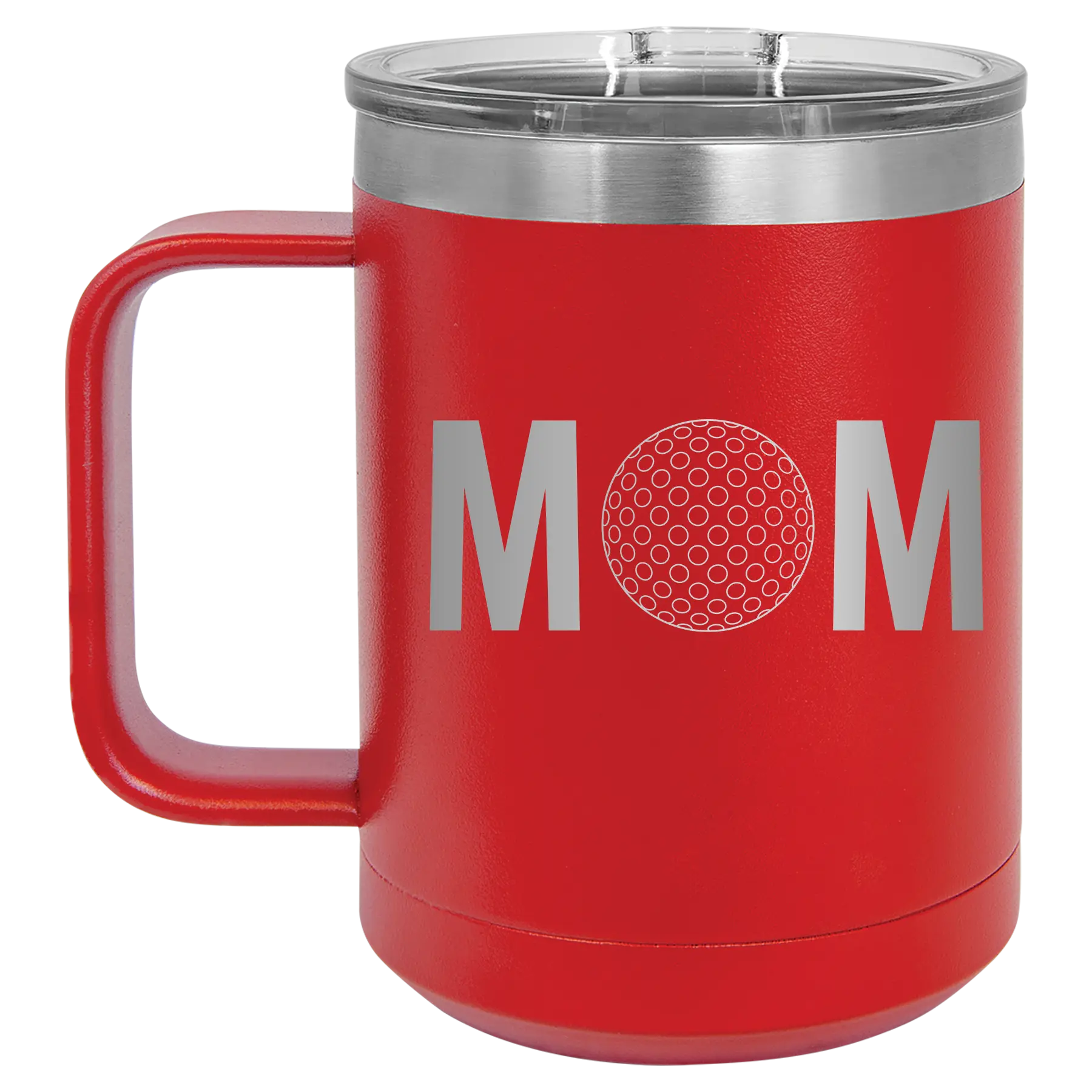 Mom Golf 15 oz Mug | Red
