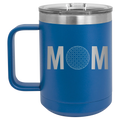 Mom Golf 15 oz Mug | Royal Blue