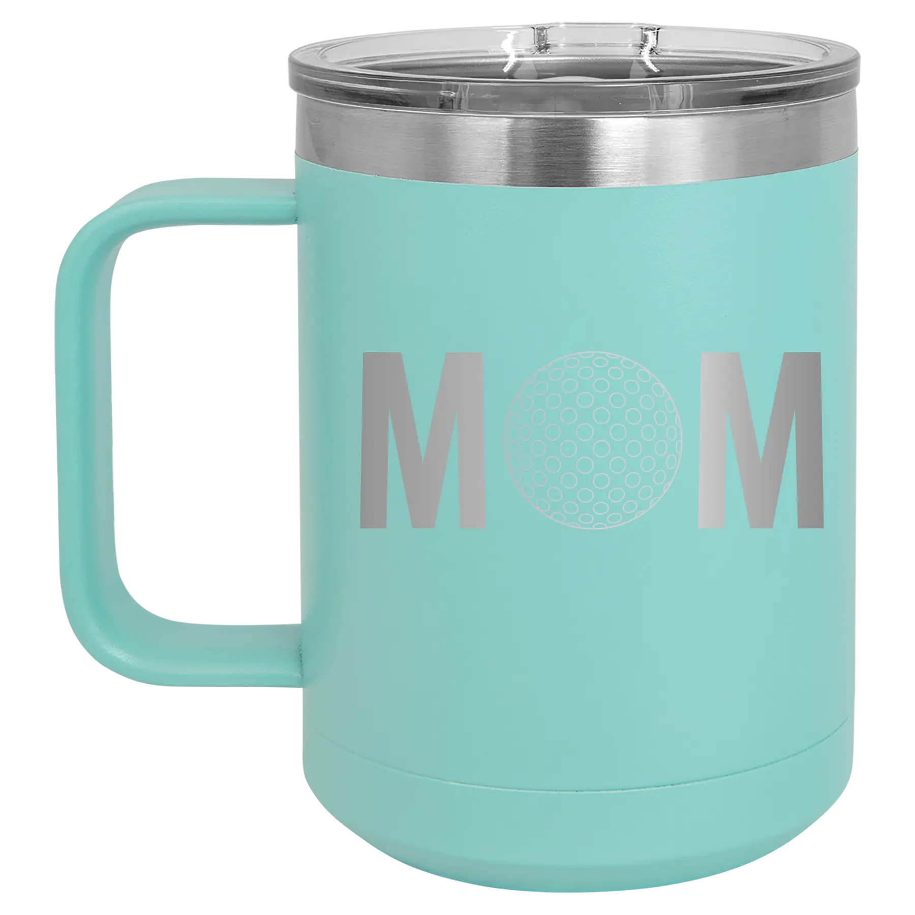 Mom Golf 15 oz Mug | Teal