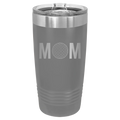 Mom Golf 20 oz Tumbler | Dark Gray