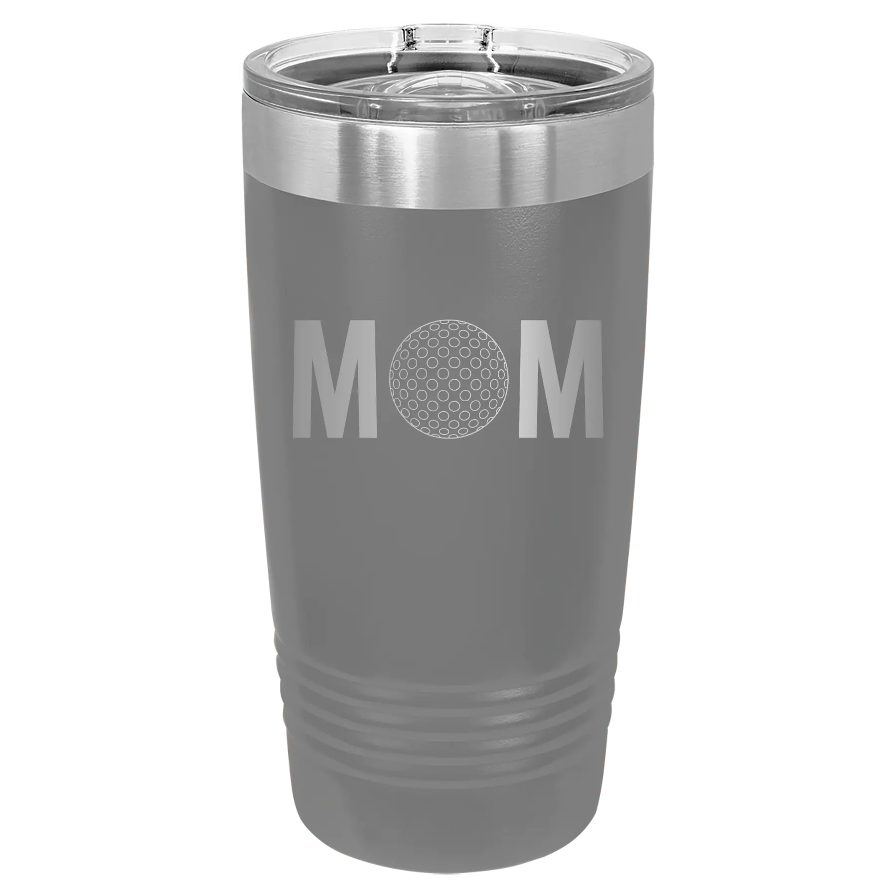 Mom Golf 20 oz Tumbler | Dark Gray
