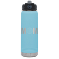 Mom Golf 20 oz Water Bottle | Light Blue