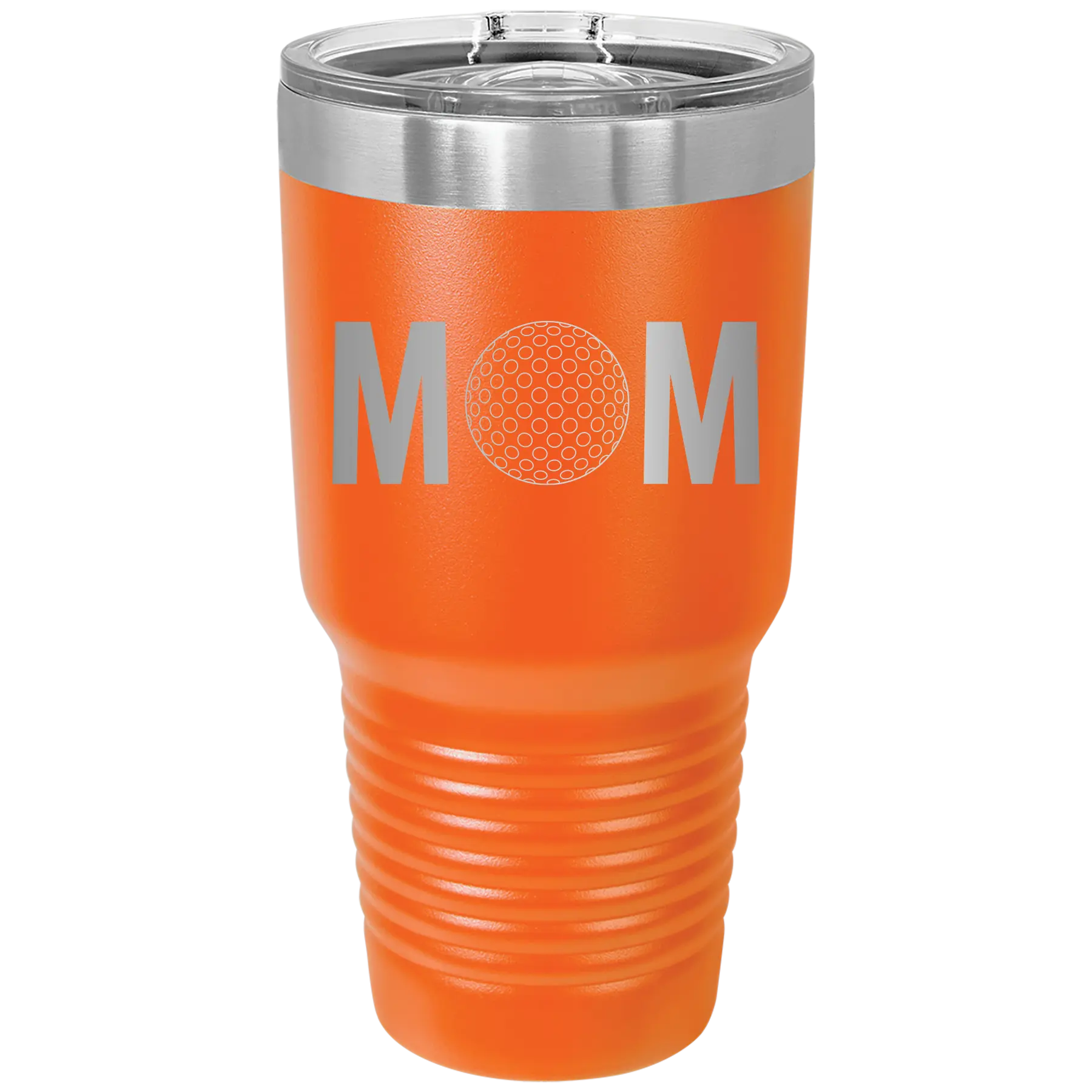Mom Golf 30 oz Tumbler | Orange