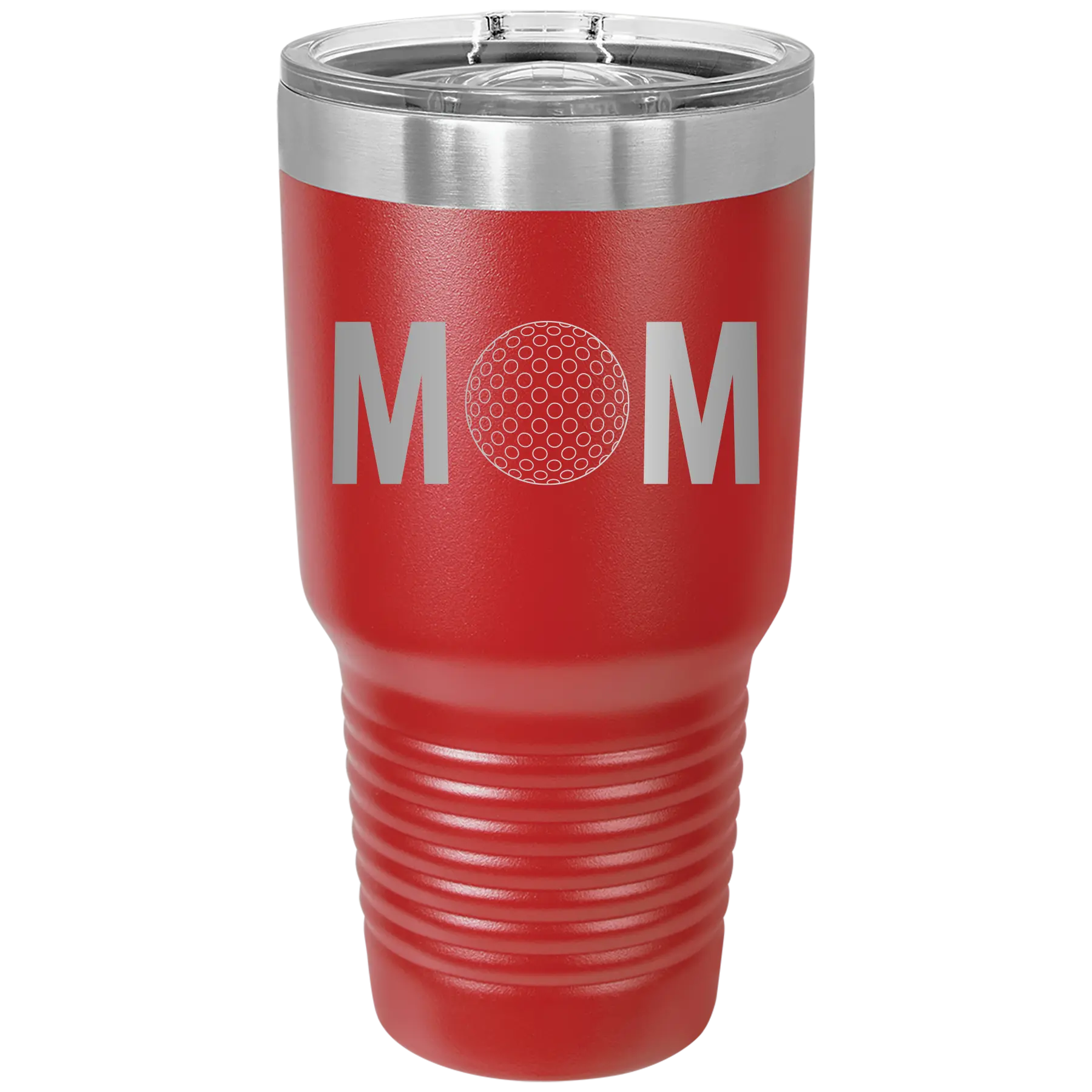 Mom Golf 30 oz Tumbler | Red