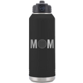 Mom Golf 32 oz Water Bottle | Black