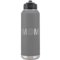 Mom Golf 32 oz Water Bottle | Dark Gray
