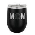Mom Golf Wine Cup | Black