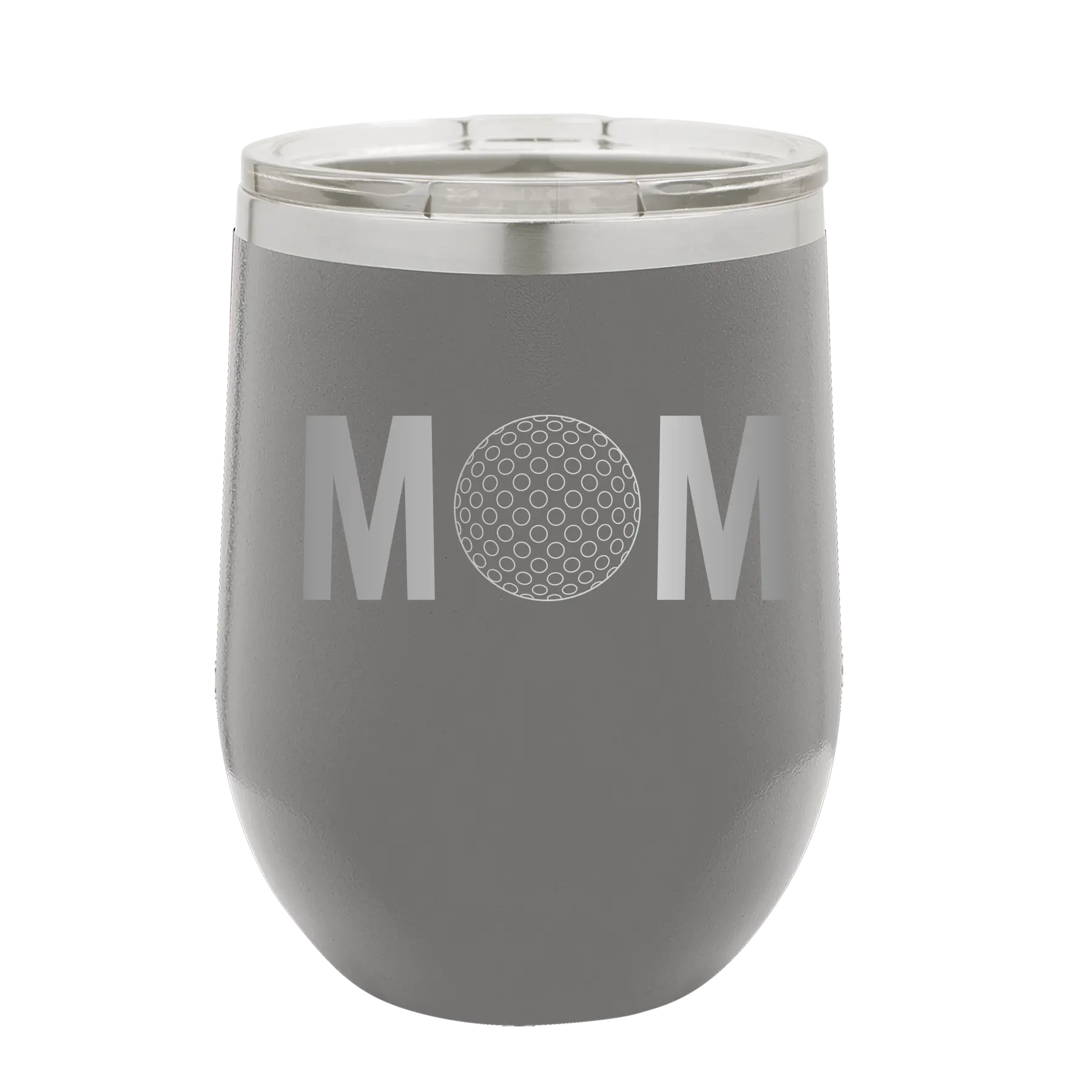 Mom Golf Wine Cup | Dark Gray