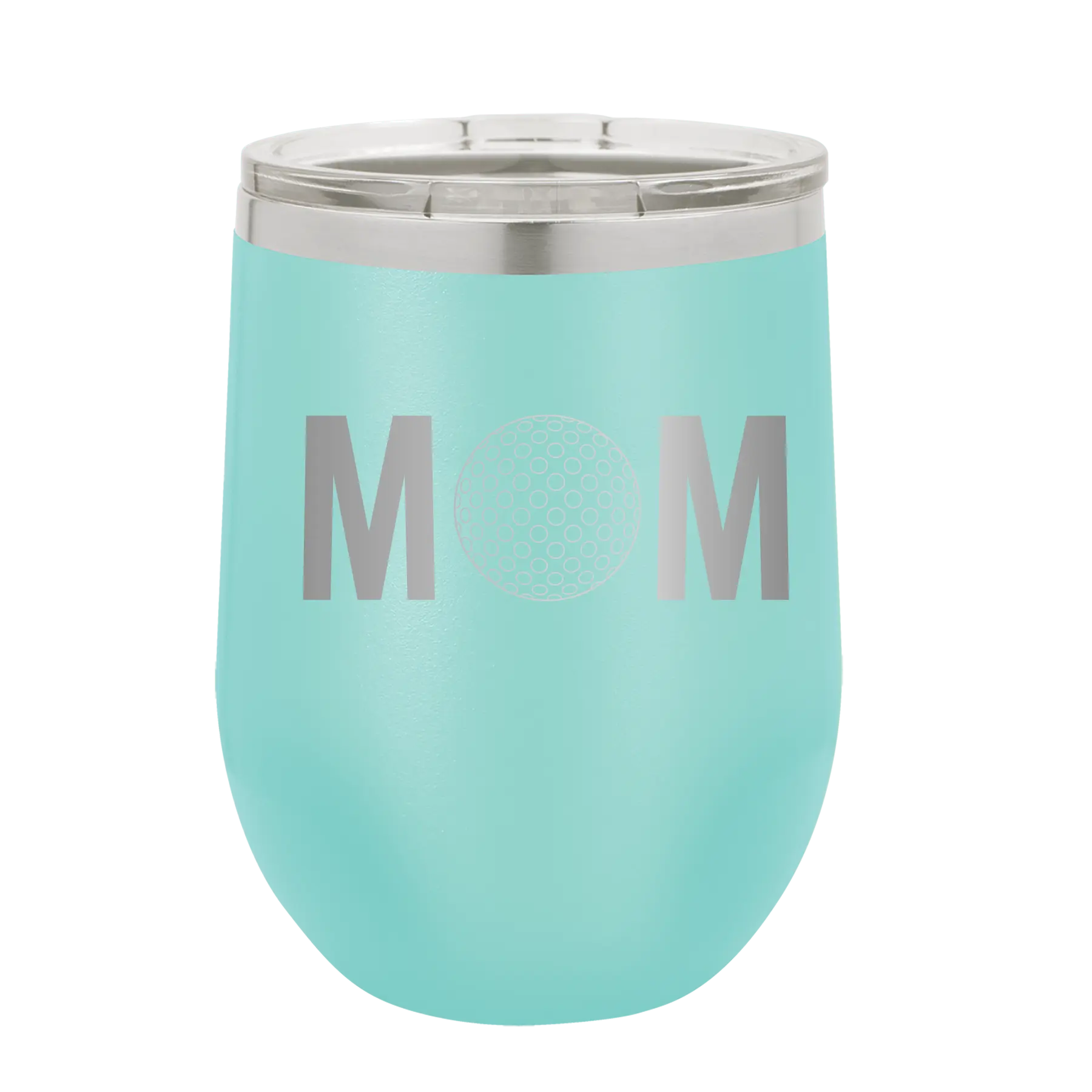 Mom Golf Wine Cup | Teal