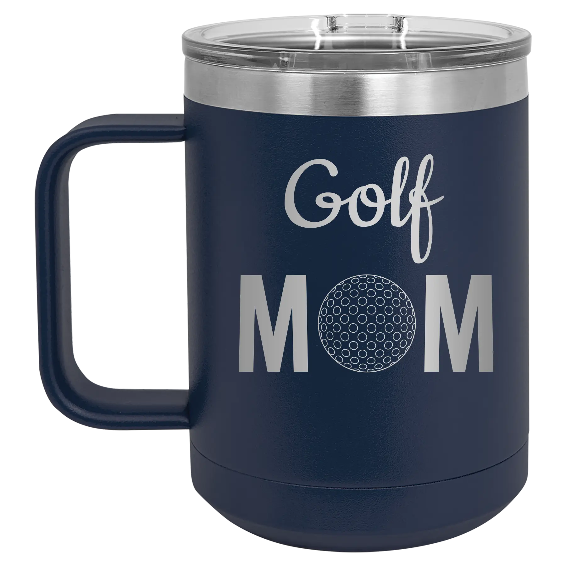 Mom Golf2 15 oz Mug | Navy