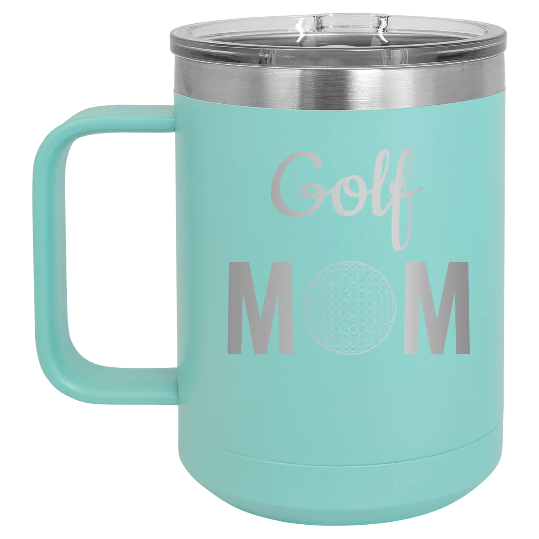 Mom Golf2 15 oz Mug | Teal