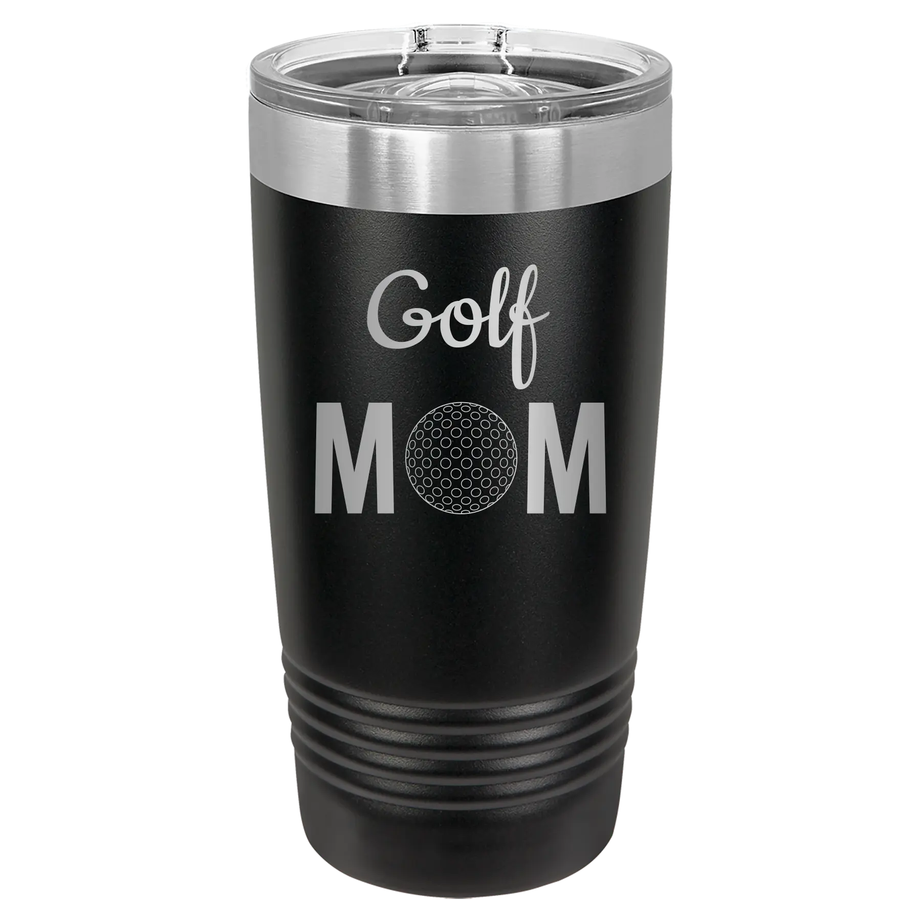 Mom Golf2 20 oz Tumbler | Black