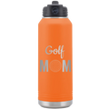Mom Golf2 32 oz Water Bottle | Orange