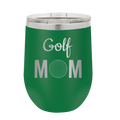 Mom Golf2 Wine Cup | Green