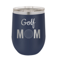 Mom Golf2 Wine Cup | Navy