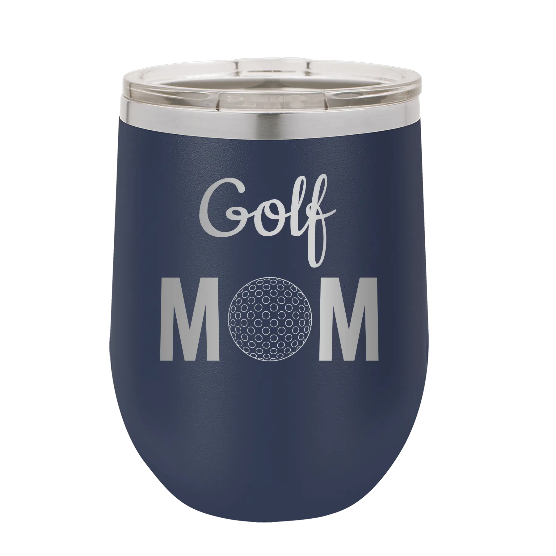 Mom Golf2 Wine Cup | Navy