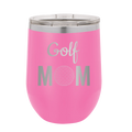Mom Golf2 Wine Cup | Pink