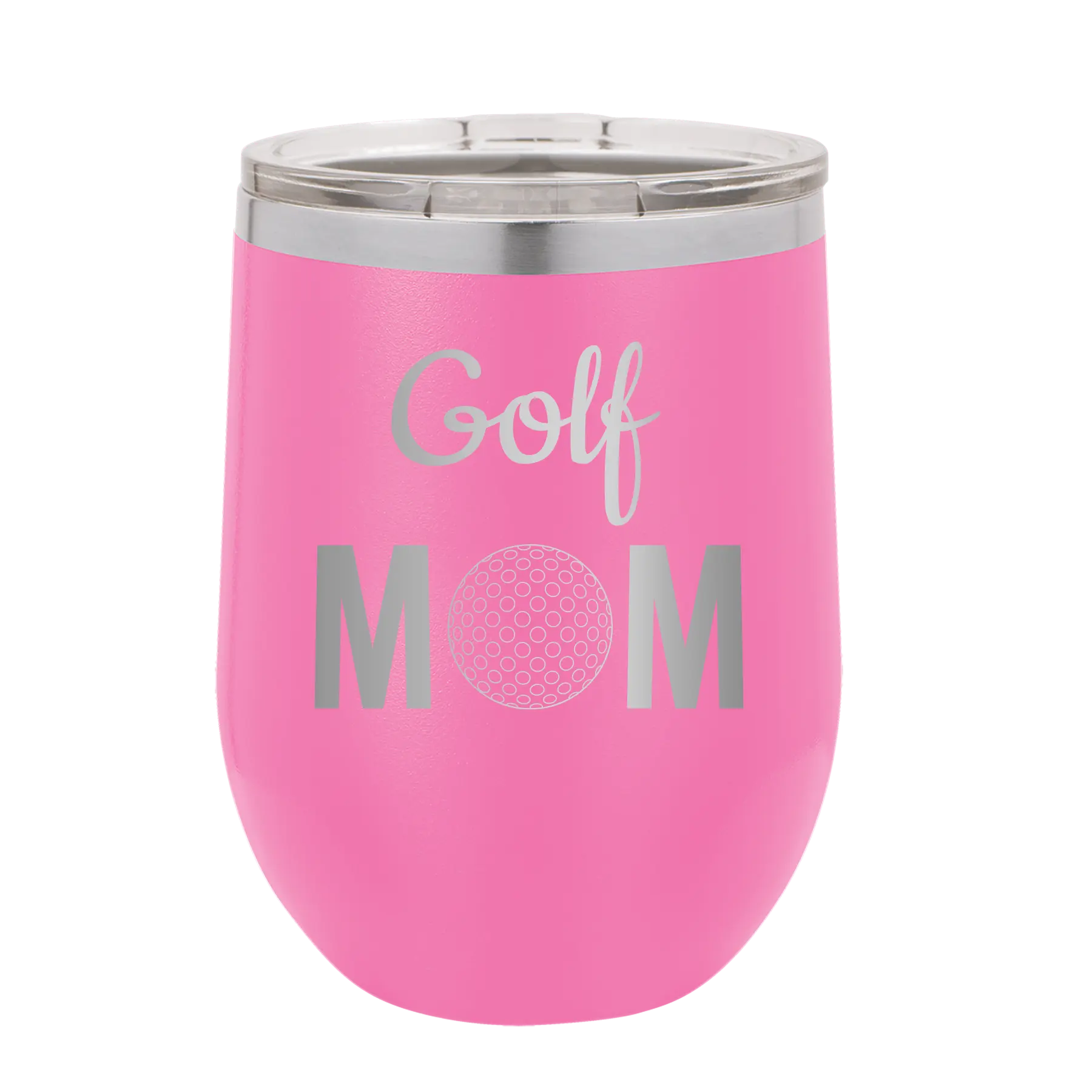 Mom Golf2 Wine Cup | Pink