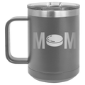 Mom Hockey 15 oz Mug | Dark Gray