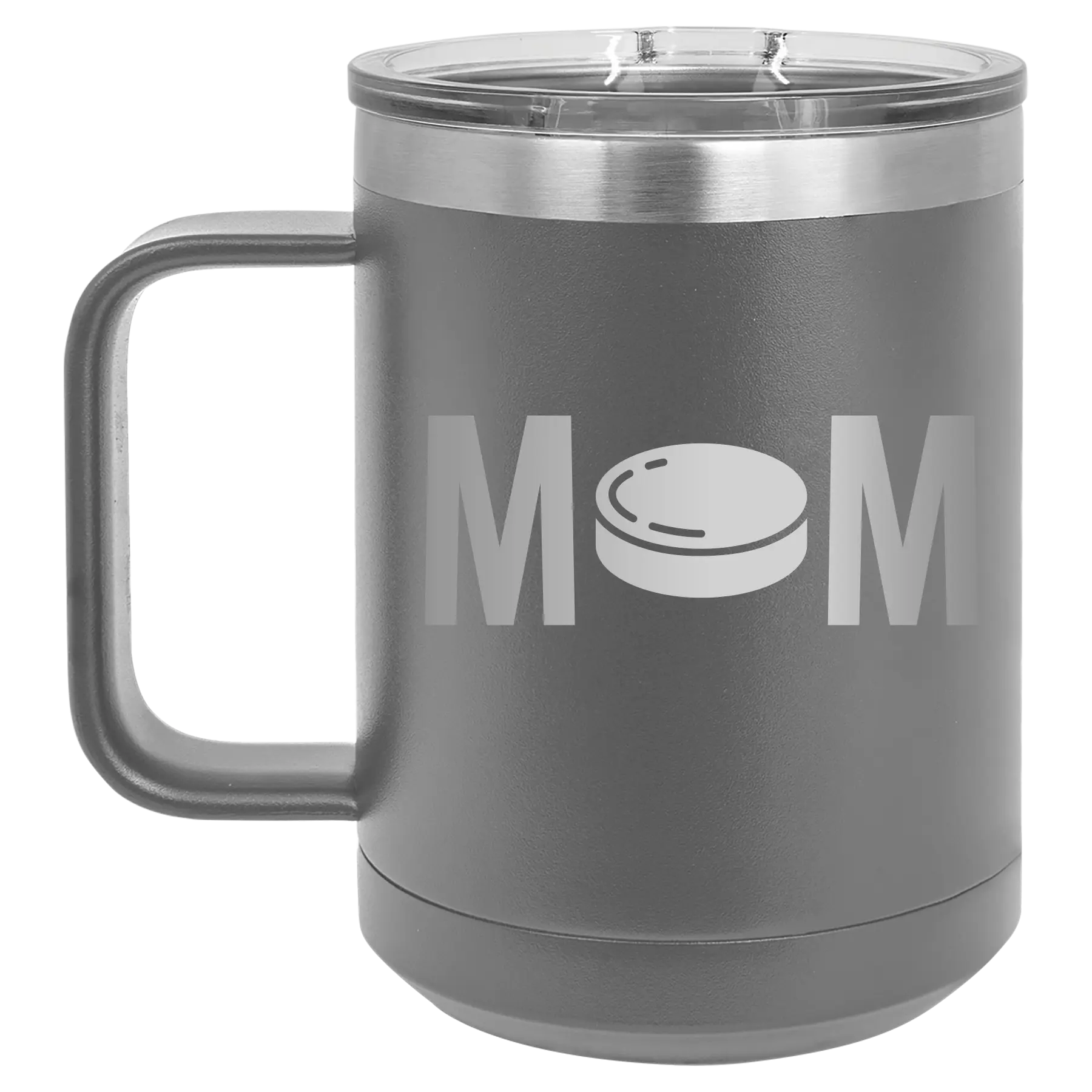 Mom Hockey 15 oz Mug | Dark Gray