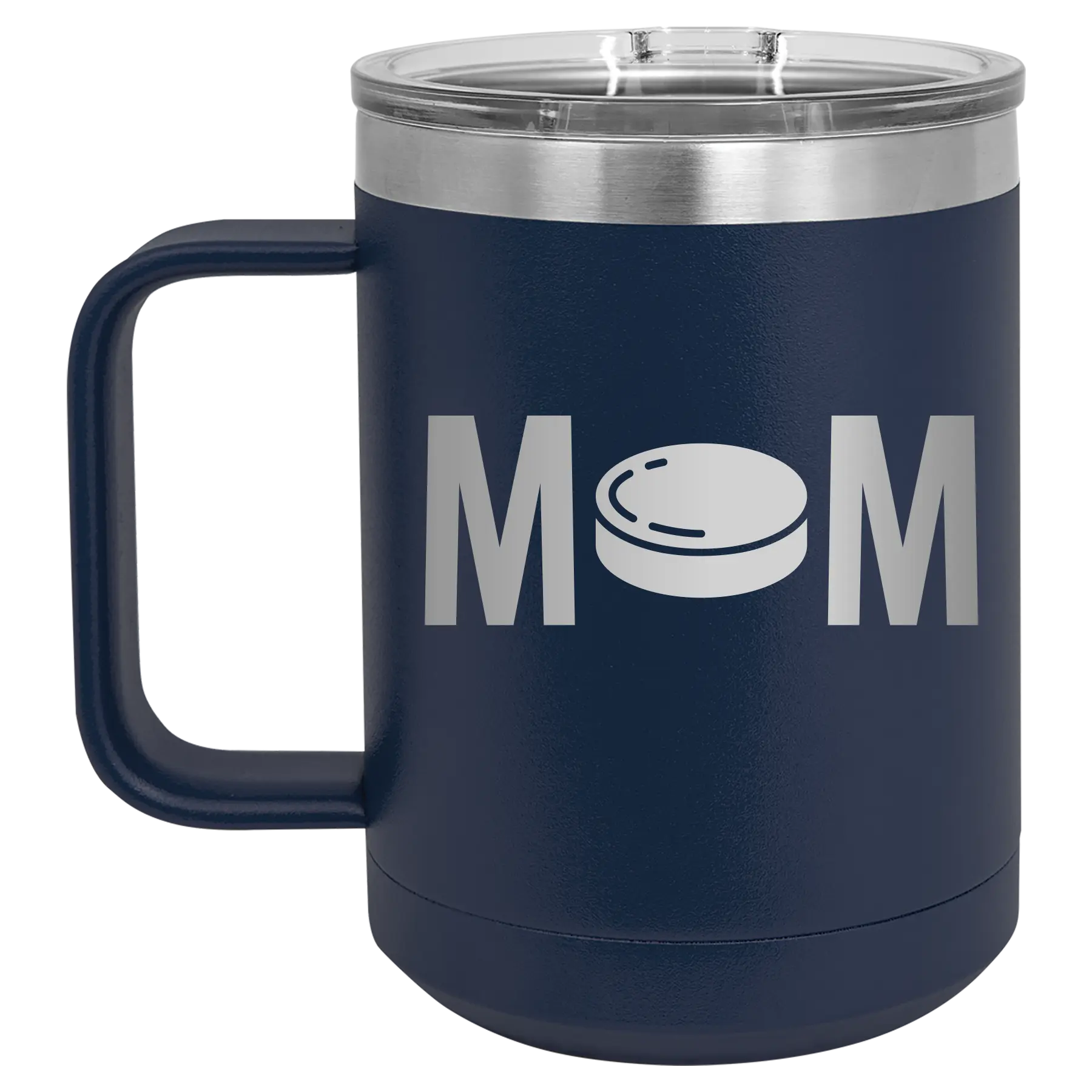 Mom Hockey 15 oz Mug | Navy