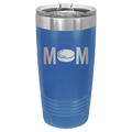 Mom Hockey 20 oz Tumbler | Royal Blue