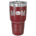 Mom Hockey 30 oz Tumbler | Maroon