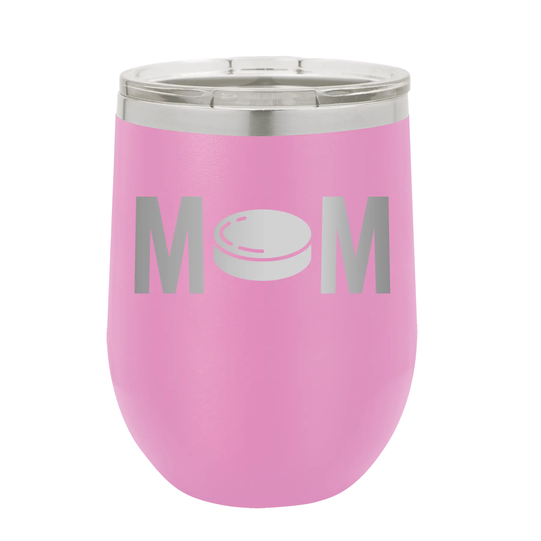 Mom Hockey Wine Cup | Light Purple