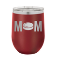 Mom Hockey Wine Cup | Maroon