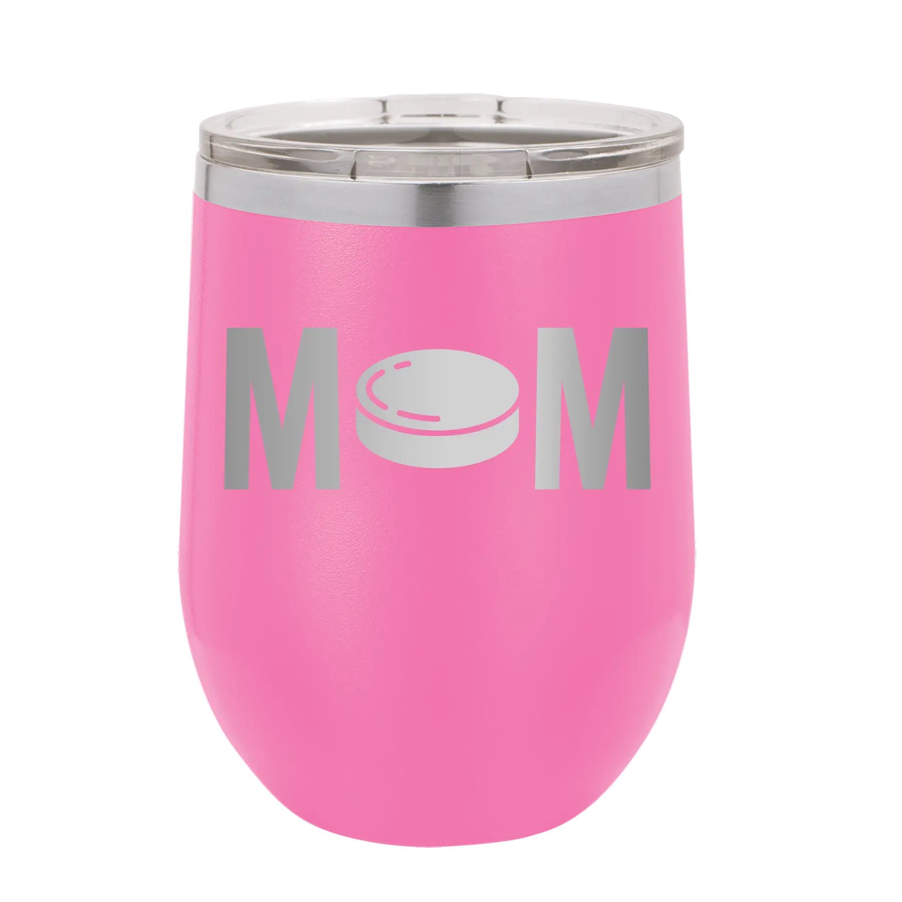 Mom Hockey Wine Cup | Pink
