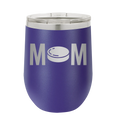 Mom Hockey Wine Cup | Purple